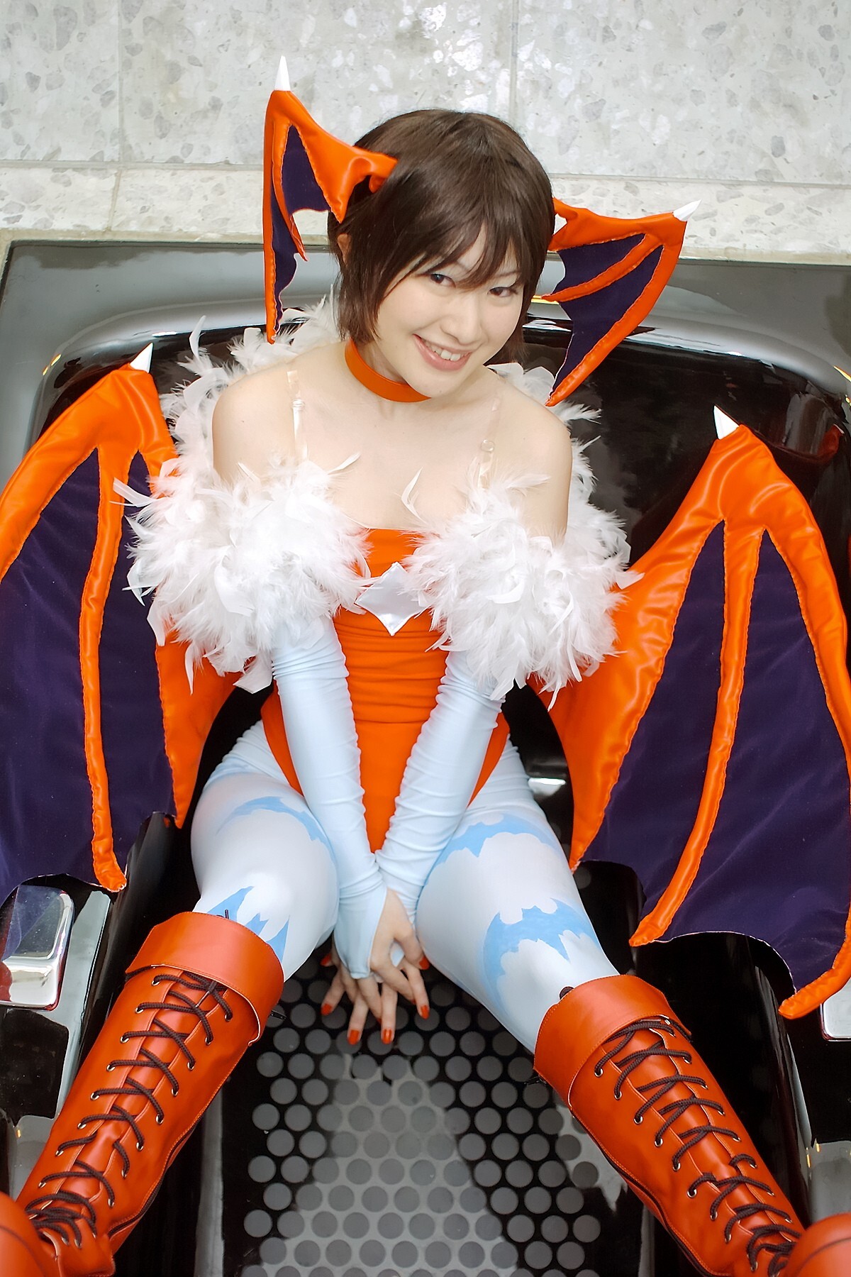 [Cosplay] 2013.04.08 Hot Lilith and Morrigan sexy Cosplay